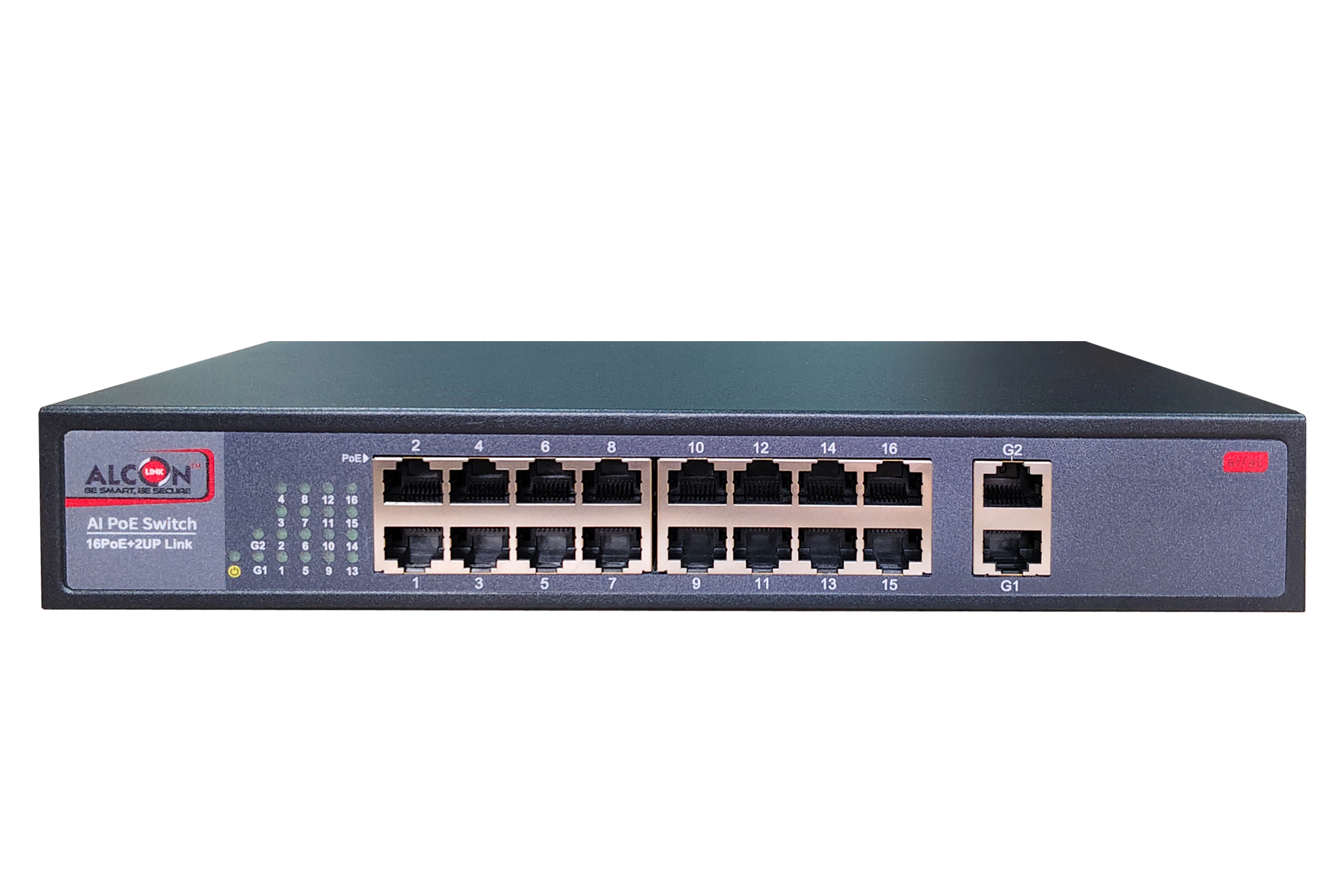 16*FE POE+ Port + 2*GE 260W AI POE Switch